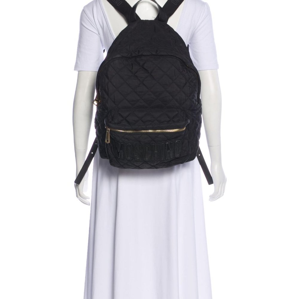 MOSCHINO Quilted Nylon Backpack - Picture 3 of 5